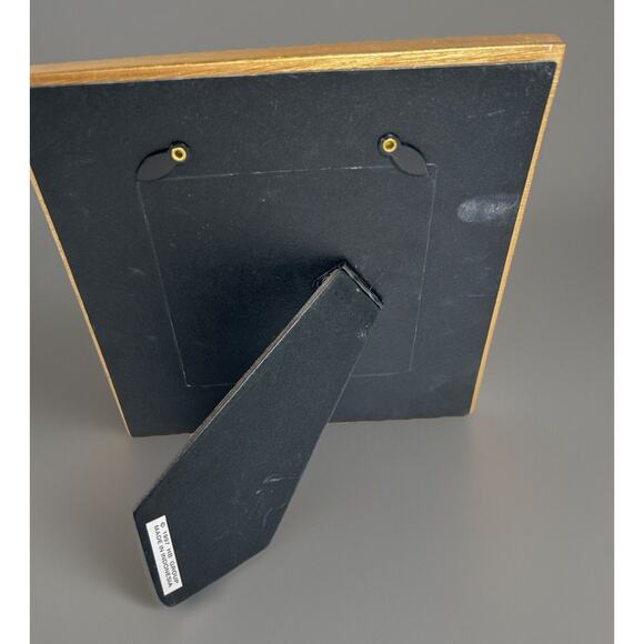 CARR Ceramic Grape Leaves and Vine Picture Frame 4x4 inches Tuscan Embossed VTG - Picture 3 of 8